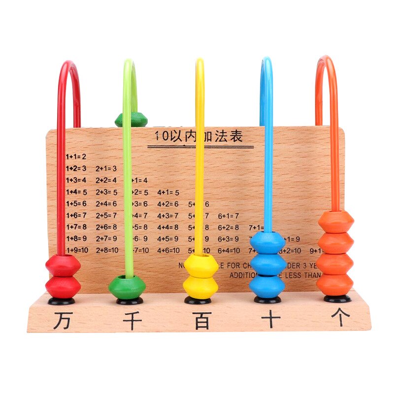 Counter Children Primary School Grade One Kind of Mathematics Teaching Aids Educational Abacus zhu suan jia Kindergarten Additio