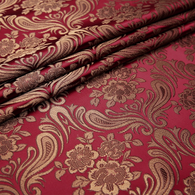Brokade stof cheongsam og kimono materiale satin stof til syning diy