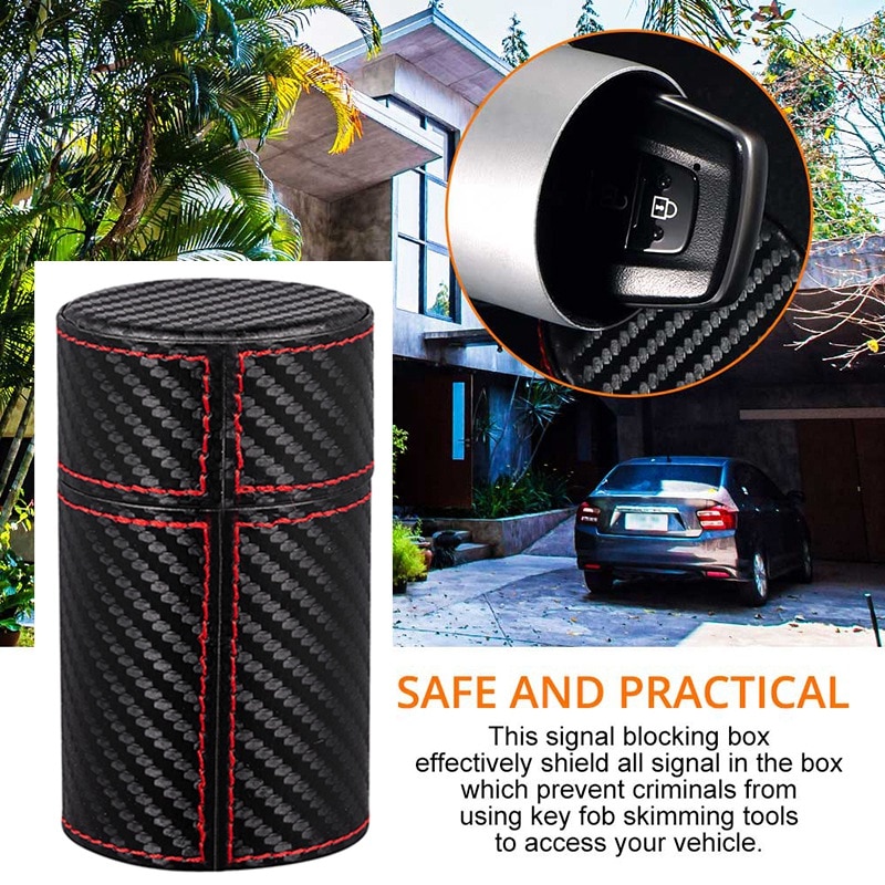 Car Key Function Signal Shielding Box Signal Blocking Case Aluminum Key Safe Box Blocker Bag RFID Shielding Protector