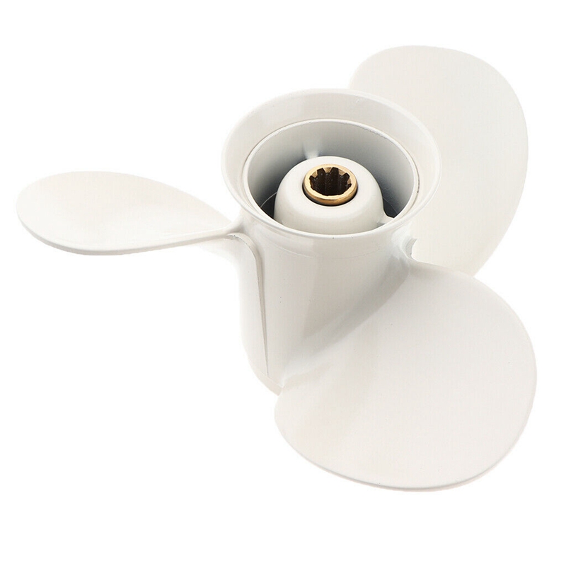9 1/4 x 10-j1 aluminiumslegeret 3 -bladet påhængsmotor propeller til yamaha 9.9-15 hp