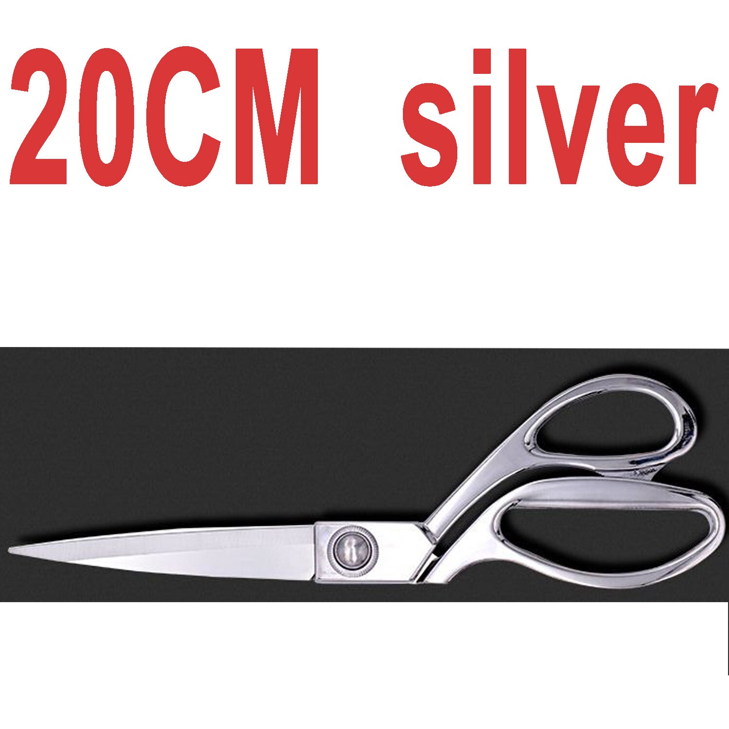 Rubber Cutting Tool Cutting Scissors Cutting Table Tennis Set Adhesive Racket Tool DIY: 20CM silver
