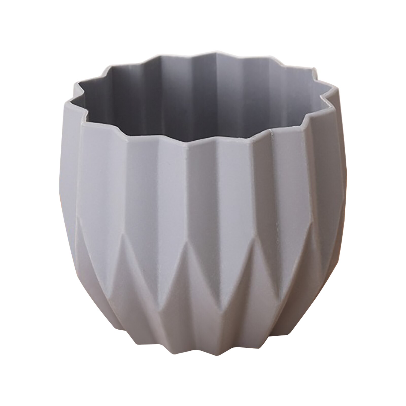 Hogar Oficina Decoración macetas para plantas flores interior jardín planta suculenta olla pequeña plantador de plantas en macetas: Gray 