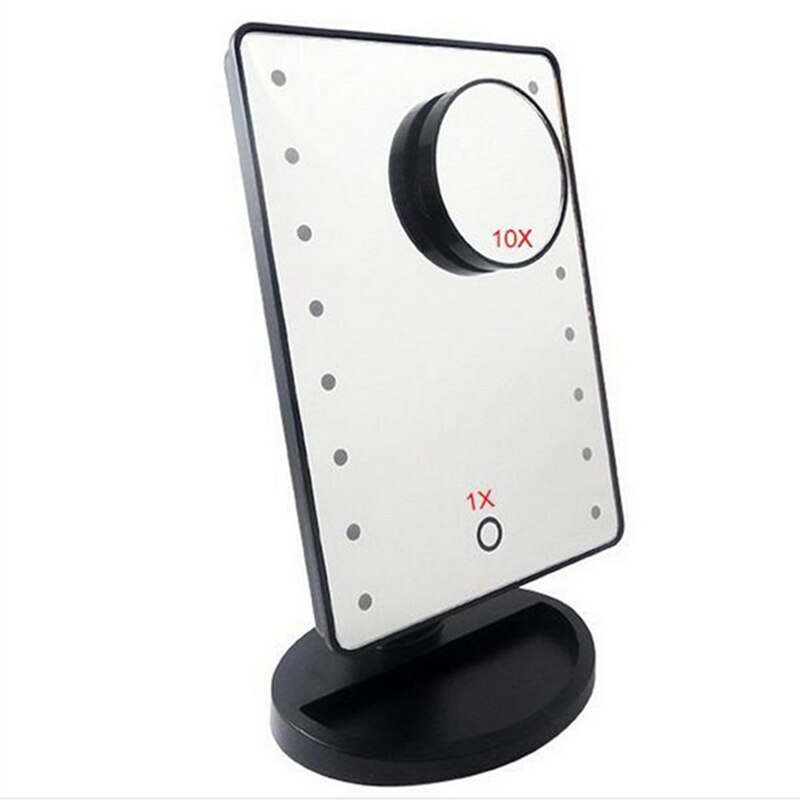 Intelligent Adjustable Brightness 16 Lamps/22 Lamps LED Illuminated 10x Makeup Mirror wyt77