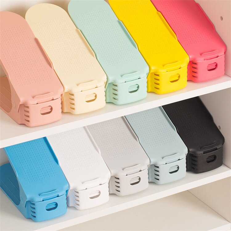 Shoe Rack Durable Adjustable Shoe Rack Shoe Rack Space Saving Cabinet Closet Storage Shoe Rack Shoe Rack Random Colors