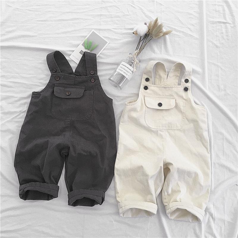 Peuter kinderen overalls lente zomer jumpsuits voor meisjes 2 3 4 5 6 jaar baby jongens broek jumpsuit