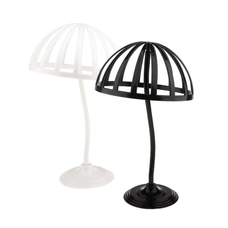 Chapeau présentoir casquette en métal présentoir seau chapeau paille chapeau sunhat support d'étagère perruque postiche support de rangement # Q