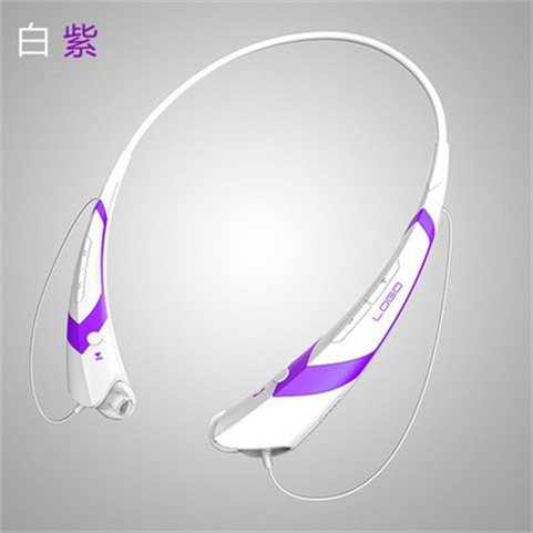 Sports Bluetooth Headset HBS760 Wireless Stereo Neck Hanging Bluetooth Headset V4.1 Headphone Neck Hanging High Fidelity Call: GRAY