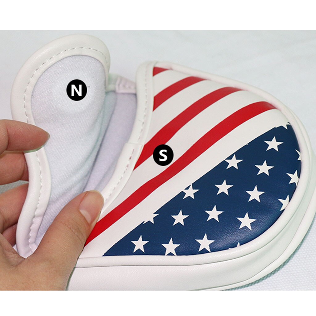 Magnetic Golf Blade Putter Club Headcover Golf Putter Head Cover Waterproof Blade Mallet Center Putter Headcover Golf Equipment