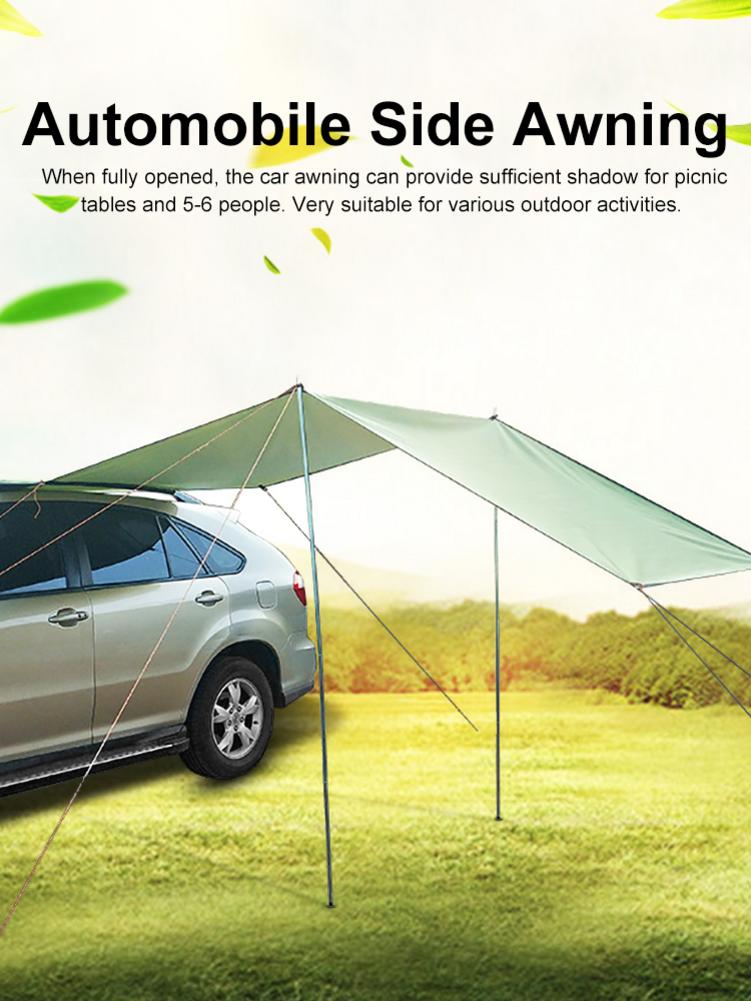 S M L Awning Waterproof Tent Shade Ultralight Awning Canopy Sunshade Outdoor Camping Tent For Car SUV MPV Trucks