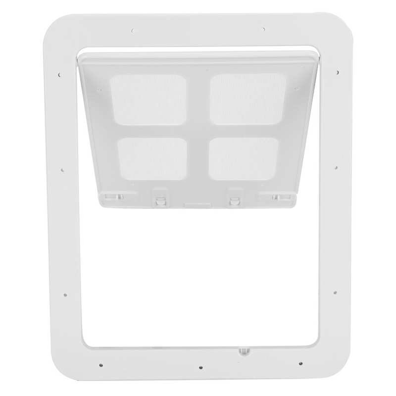 The Safe Guard Pet Dog Safety Enclosure Pet Small Dog Cat Screen Door Sliding Screen with Magnetic Flap Supply Ventilation