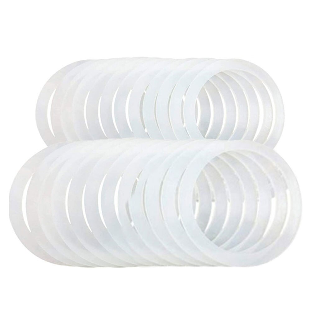10/20pcs Silicone Leak Proof Sealing Rings Gasket For Mason Jar Lids Reusable Airtight O Rings Elasticity Washer Gasket: 70mm 20pcs