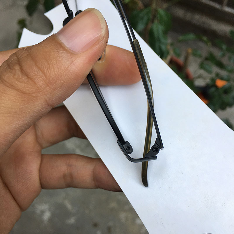 Small vintage oval metal eyeglasses frames for myopia presbyopia high diopters prescription eyewear