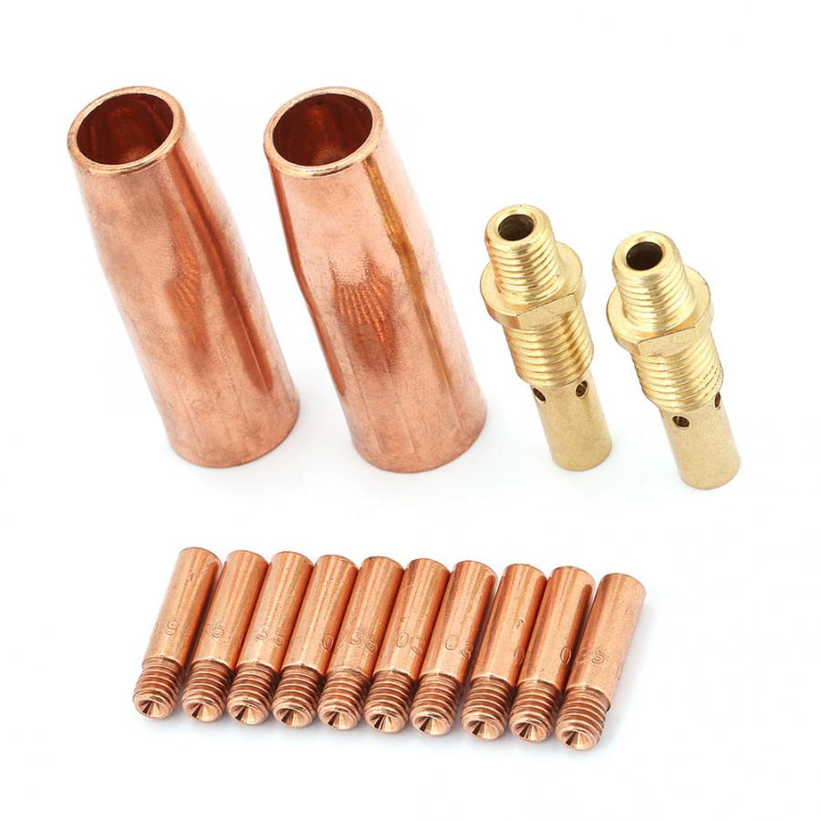 14 teile/satz Düse Diffusor Spitze Bausatz für Tweco MIG Schweißen Pistole Für schweißen Gas Diffusor