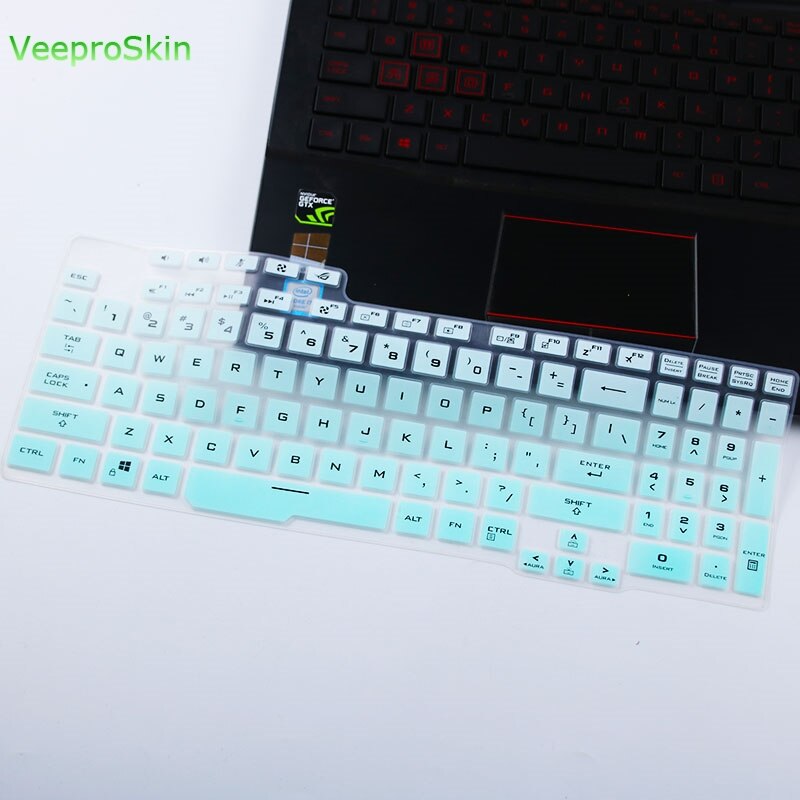 For ASUS TUF Gaming F15 FX506LI FX506LH FX506IV FX506 / Asus TUF F17 FX706LI FX706 FA706 Gaming Laptop Keyboard cover protector: fademint