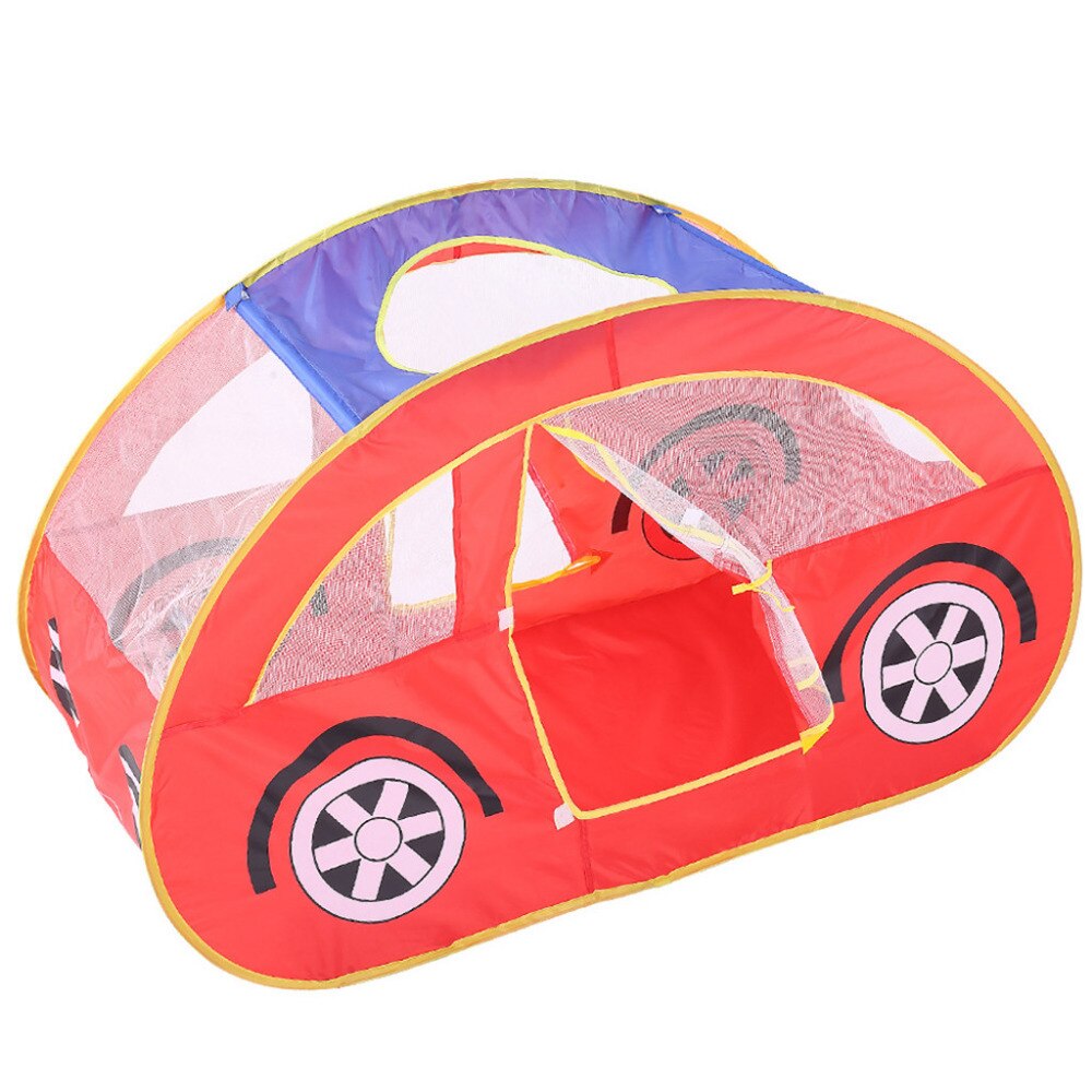 Folding Children Kids Play Red Car Tent In/Outdoor Toy House Boys Girls