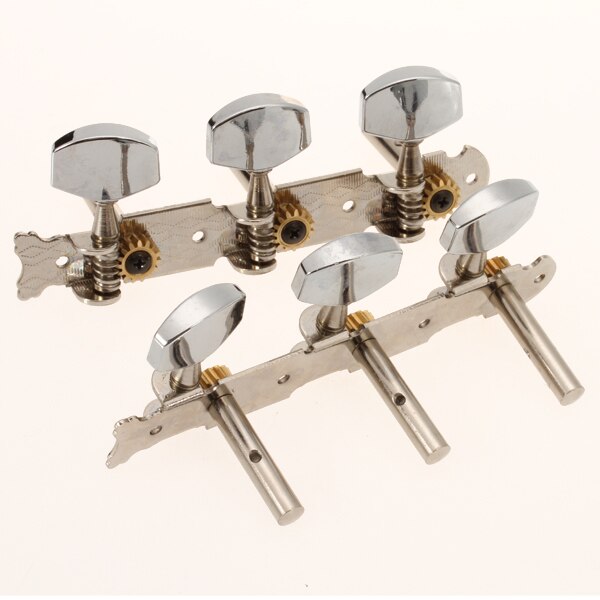 Classical Guitar Tuning Pegs Machine Heads Tuners with Chrome Tip Acoustic