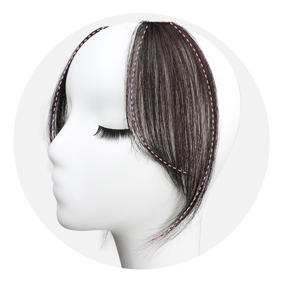 Bangs Clip In on Front Hair Bang Side Fringe Hair Extension Natural Synthetic Bangs Hair Women Bangs Synthetic Hair Pieces