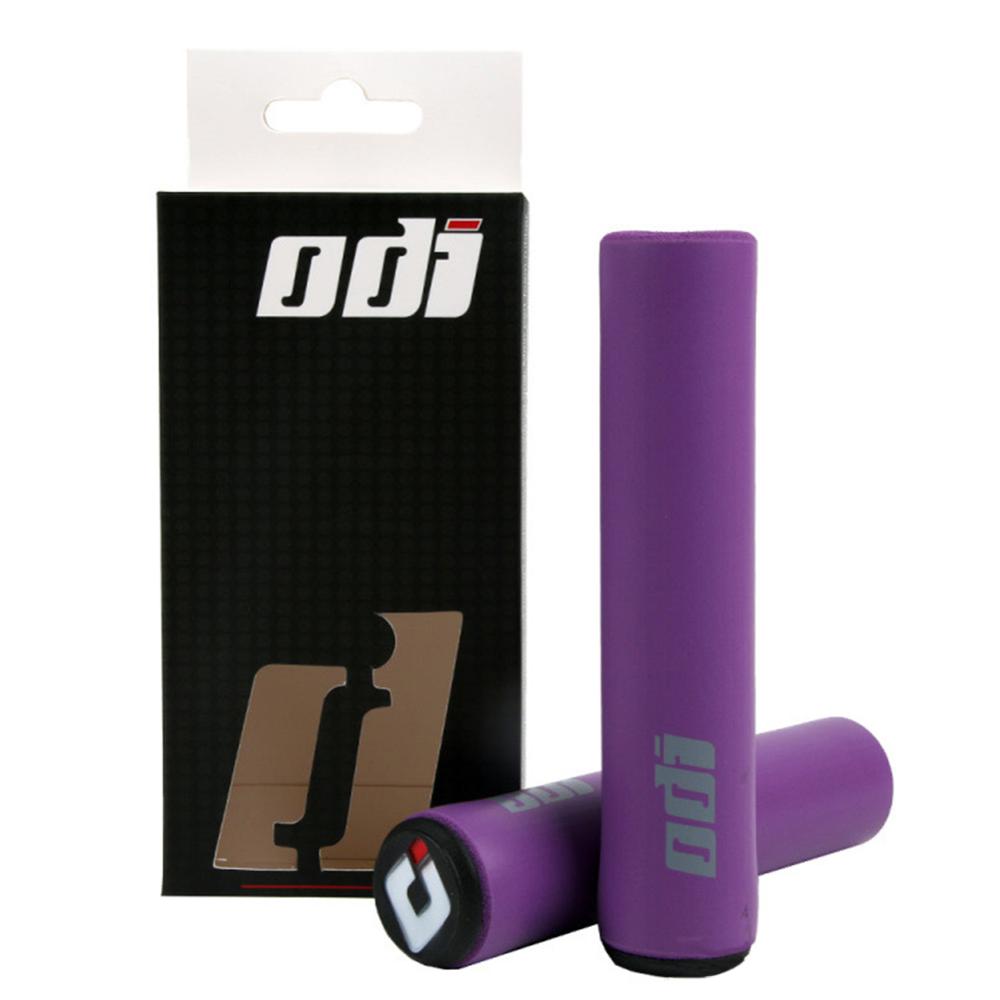 Poignée en silicone pour guidon de vélo montagne route VTT,couverture poignées anti-dérapant, accessoires cyclisme, 2 pièces,: Violet