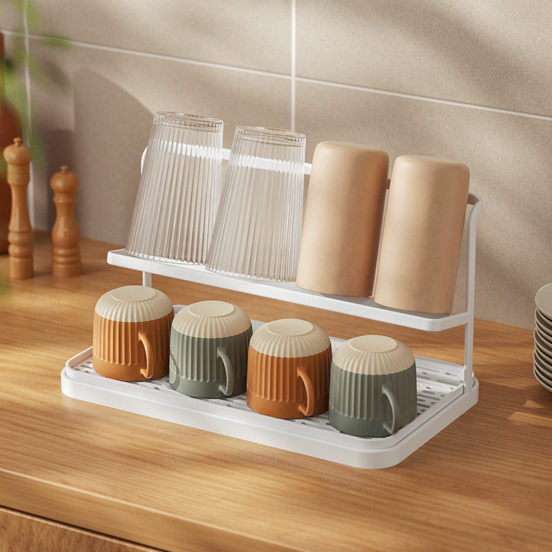 Coffee Cup Stand Cup Rack Multifunctional Storage Rack Household Removable Non Slip Mugs Cups Organizer Cup Drying Rack
