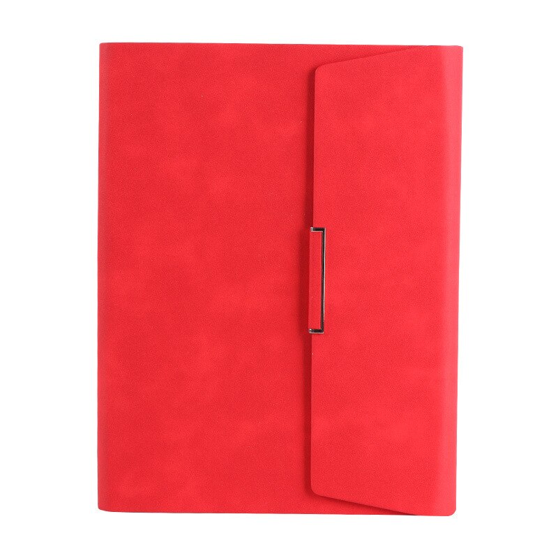 Binder Notebook Pu Leather Bible Notepad Folder A5 Diary Weekly Planner Agenda Planner Note Books Travel Journal: Red B5