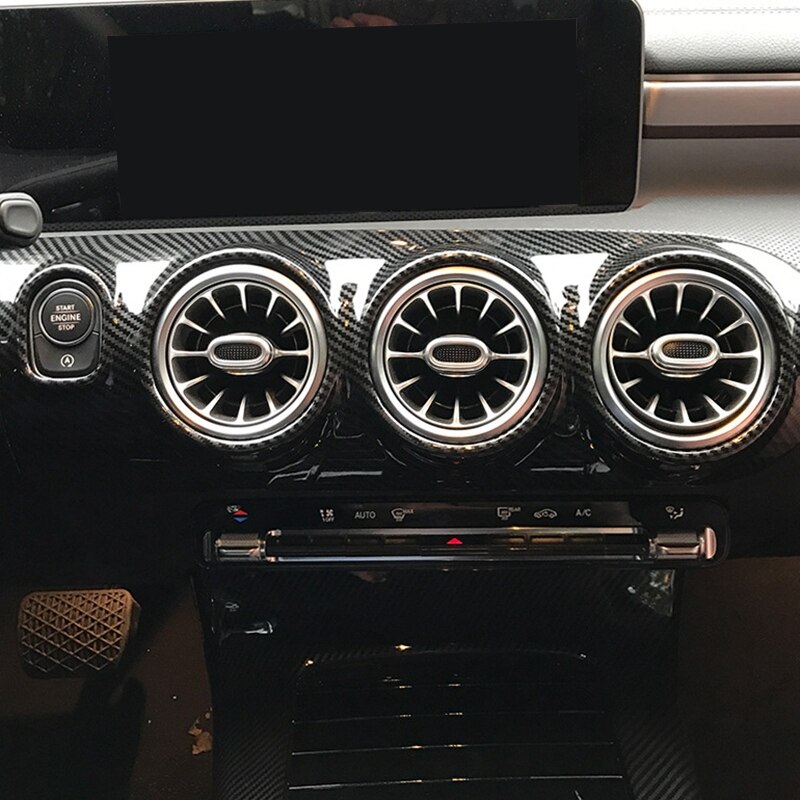 Car Central Control Instrument Panel Air Conditioning Cover for Mercedes-Benz A-Class W177 A180 A200 A220 A250 +