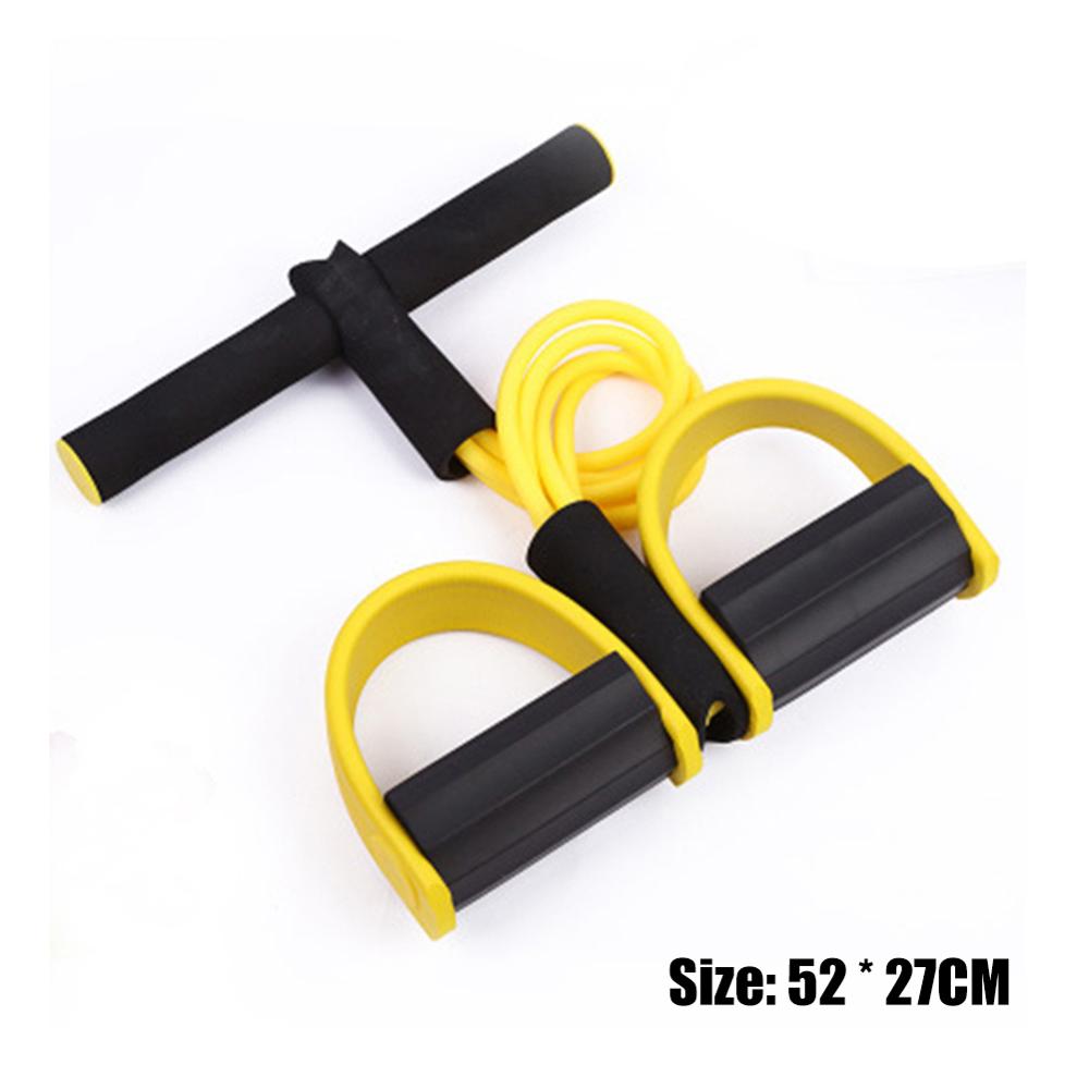Fitness Elastische Zitten Pull Spanning Touw Oefening Thuis Yoga Apparatuur Latex Pedaal Training Gewichtsverlies Sport Sterke Vrouwen Mannen: Black