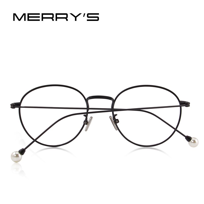 Vrouwen Mode Optische Frames Brillen Stralingsbestendige Bril Parel Benen S'2076