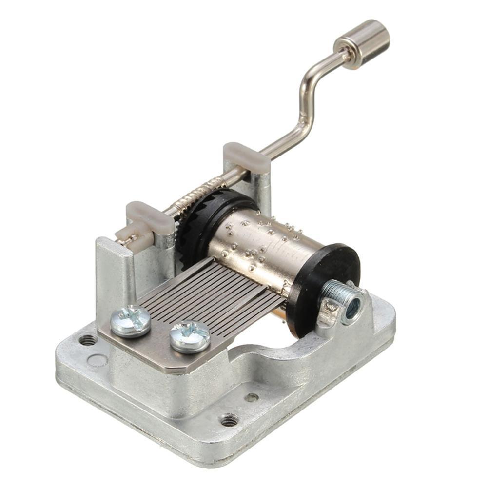 Metal Mini Music DIY Mechanical Hand Crank Craft Music Movement Decor