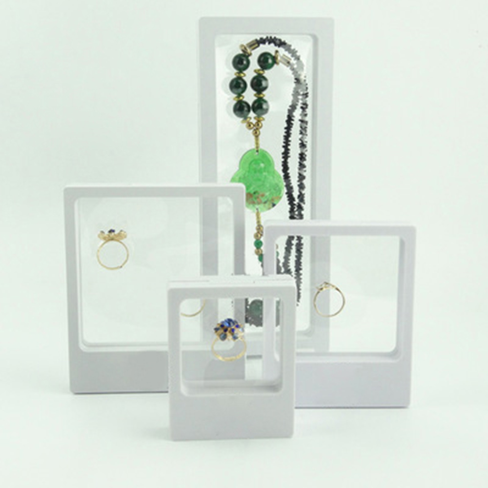 Display Film Suspension Jewelry Transparent Box Jewelry Storage Box Transparent Frame Display Stand