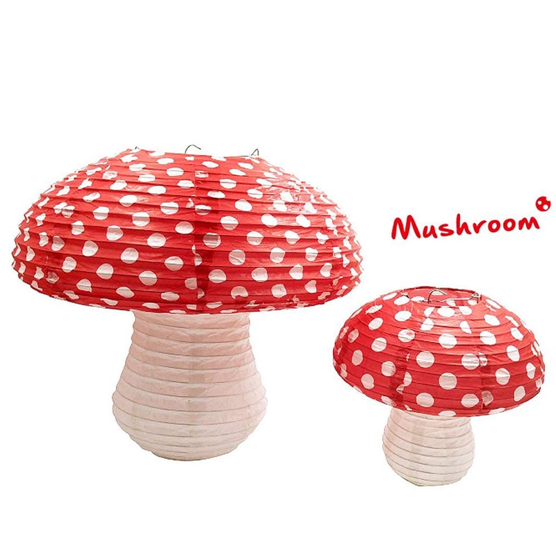 Paddestoelvormige Papieren Lantaarn Kleuterschool Kinderen Verjaardagsfeestje Decoratie Benodigdheden Site Maatwerk Event Kerst