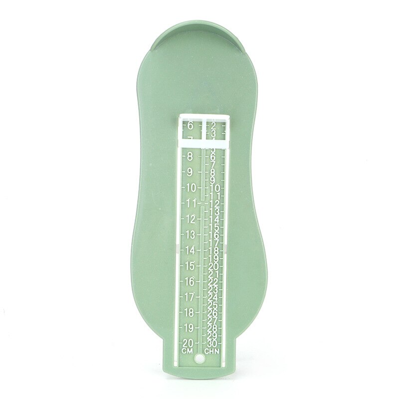 Medidor de medida de pie para bebé, regla de pie para chico en 4 colores, regla de medición de tamaño de zapatos, longitud de cultivo, regla de ajuste de pie, medidas de herramienta: A