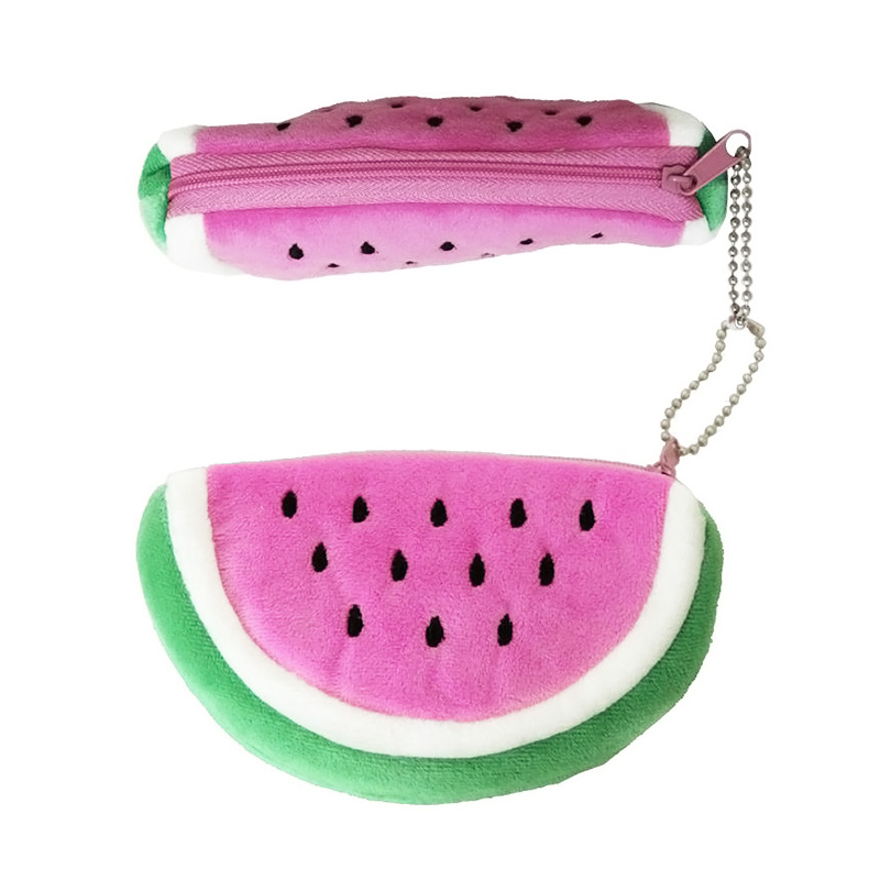 Cute Women Girls Watermelon Bag Coin Purse Favor Fish Extender Handbag Carteira Feminina MSJ99