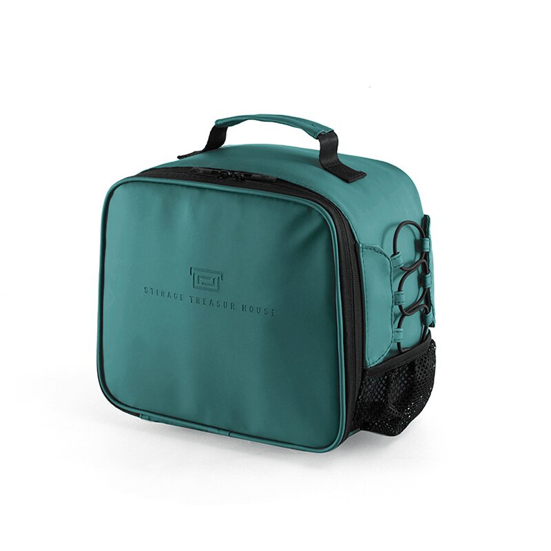 Sereqi novo portátil isolado quente ou saco térmico comida piquenique saco, feminino crianças masculino coleção de alimentos viagem acessórios: Green-Storage bag