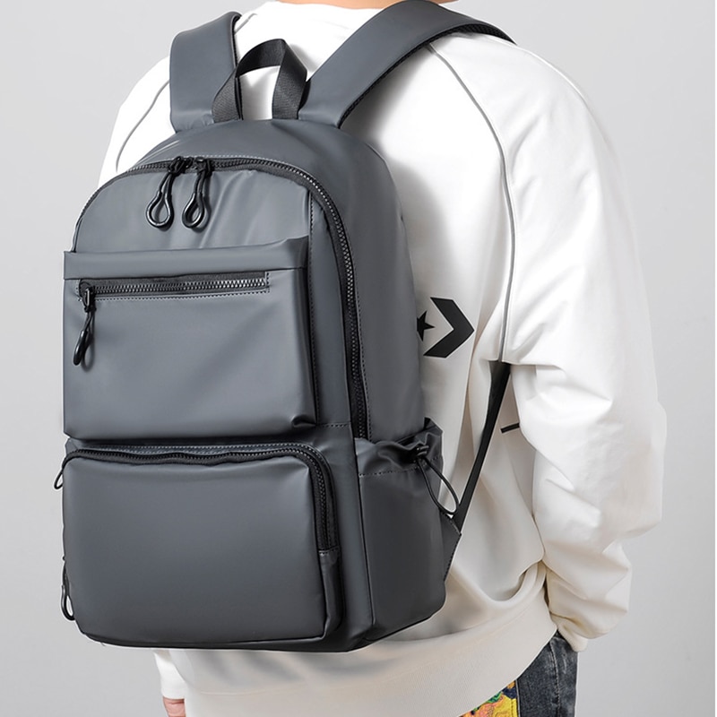 Men Backpack Waterproof Oxford USB University Student School Bags Large Capacity Casual College Style