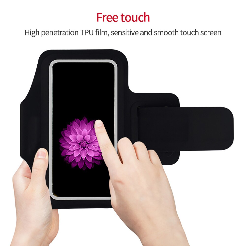 Universal Clear Mobile Phone Bag Arm Fixing Dry Pouch Waterproof PVC Cell Phone Bag Phone Case Bag For Under 6.5inch Phone