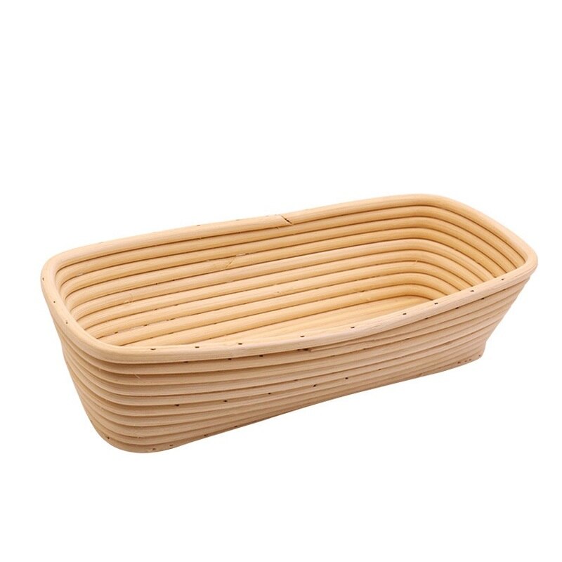 Cesta de mimbre de fermentación de ratán Natural, Baguette de campo, pan francés, cestas de prueba de masa, cestas Banneton
