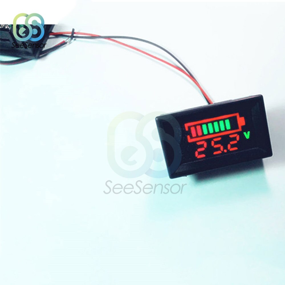 12V Auto Blei Säure Batterie Ladezustand Anzeige Lithium-Batterie Kapazität Tester Meter LED Digital Voltmeter Spannung Tester