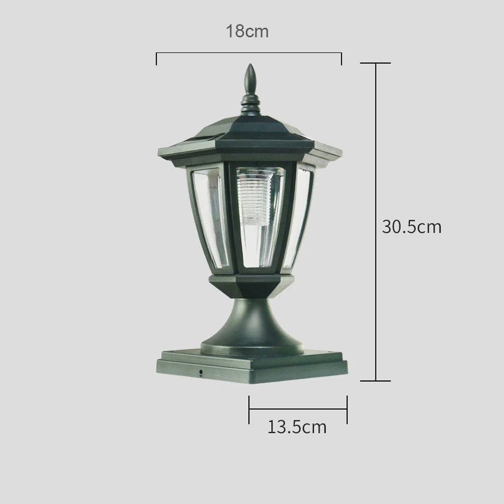 2 stk. solcellelampe til hegn,  ip65 udendørs solcellelamper til havedekoration, porthegn, væg, gårdsplads, solcellelampe til sommerhus