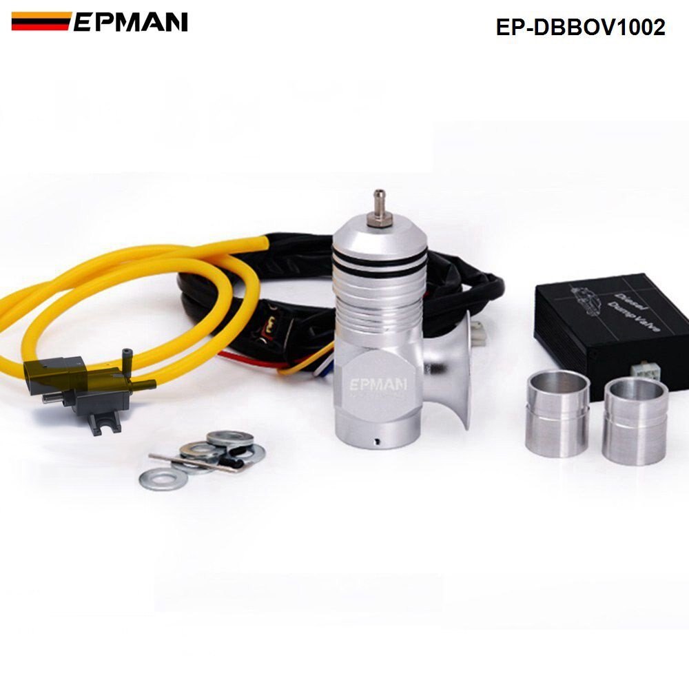 EPMAN-Kit de válvula de descarga eléctrica Turbo diésel, para FORD , FOCUS, TDCI, TDI, ECT, todo Turbo diésel, DBBOV1003/DBBOV1002: DBBOV1002 Silver