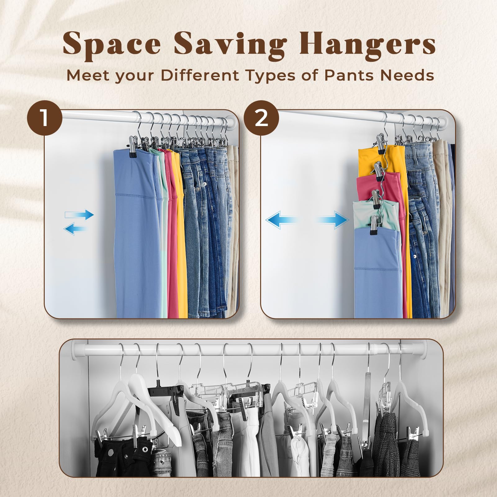Pinzas para ropa de acero inoxidable, ganchos para colgar ropa, organizador de botas multiusos, perchas portátiles para almacenamiento en el hogar, 10 Uds.