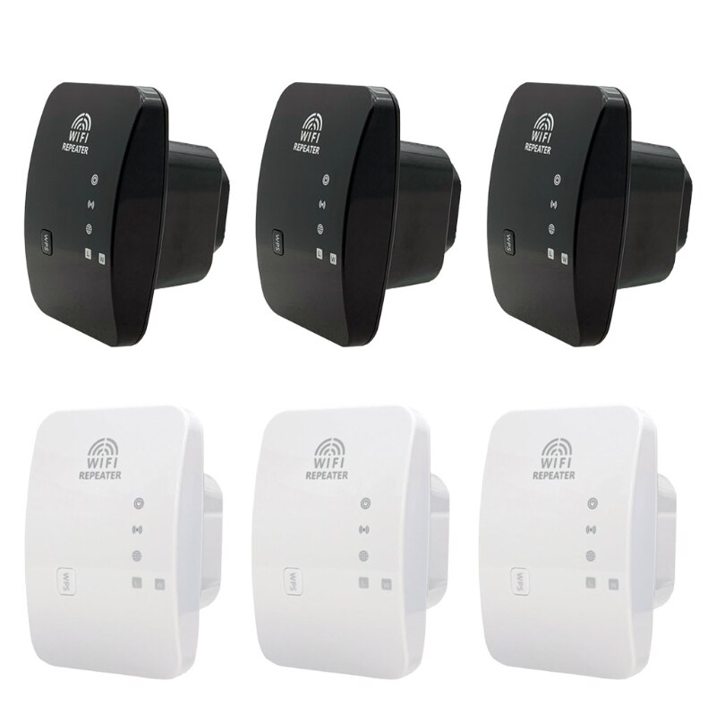 Wifi Range Extender Wit/Zwart Wifi Signaal Versterker Draadloze Internet Versterker Pb + Abs Wifi Signaal Versterker