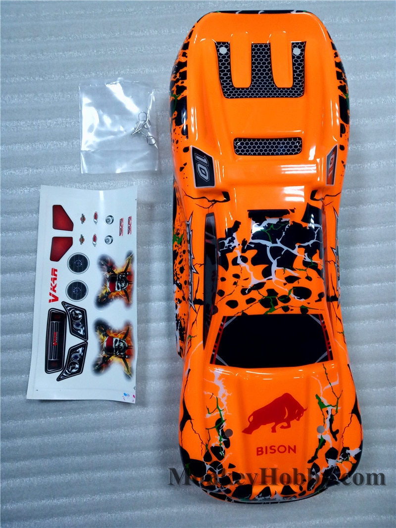 VKAR BISON 1/10 RC CAR PARTS BODY SHELL ET1025