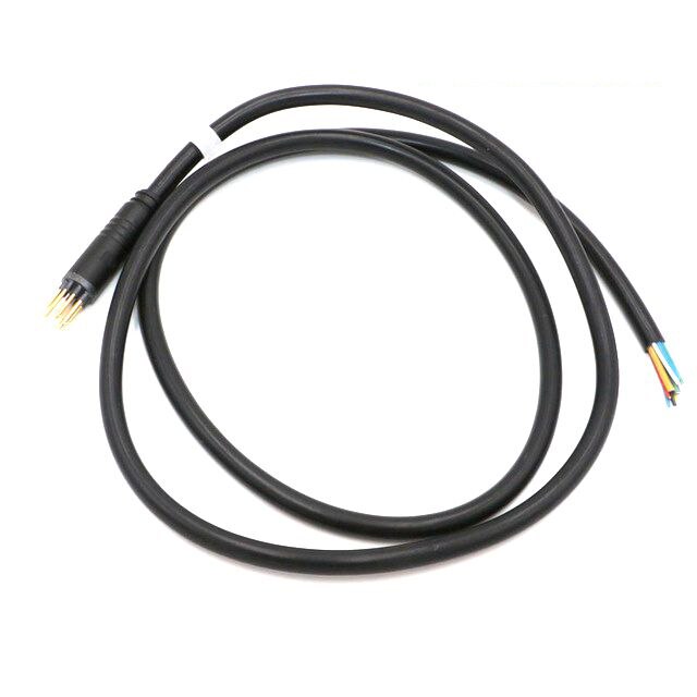 Julet Waterdichte Kabel Bafang Uitbreiding Cale Motor Licht Ebrake Throttle Display 2 3 4 5 Pin Ebike Conversie Kabel: 9pin male 1M