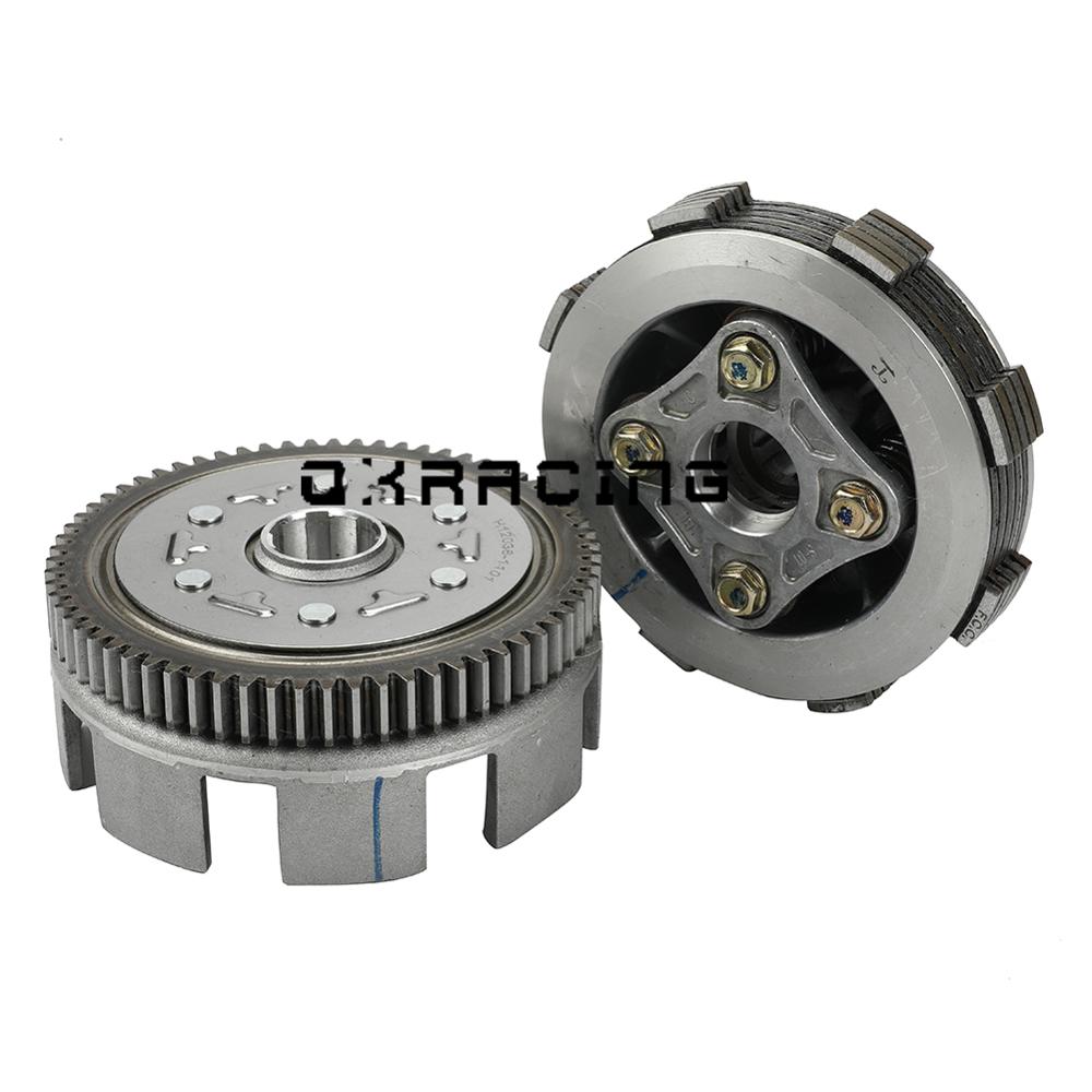 Motorcycle 5 Disc 67 Teeth Complete Manual Clutch Assembly For YX 140 150 160 Horizontal Engines Dirt Pit Bike Monkey Bike Part