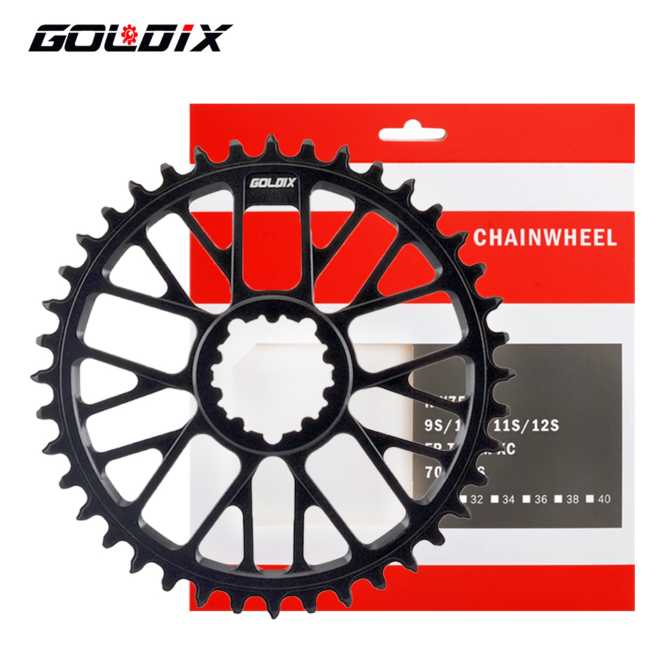 GOLDIX – plateau CNC ultraléger 32T-48T, pignon de manivelle à montage Direct, pour vtt/vélo de route, pour montage Direct, 3 boulons