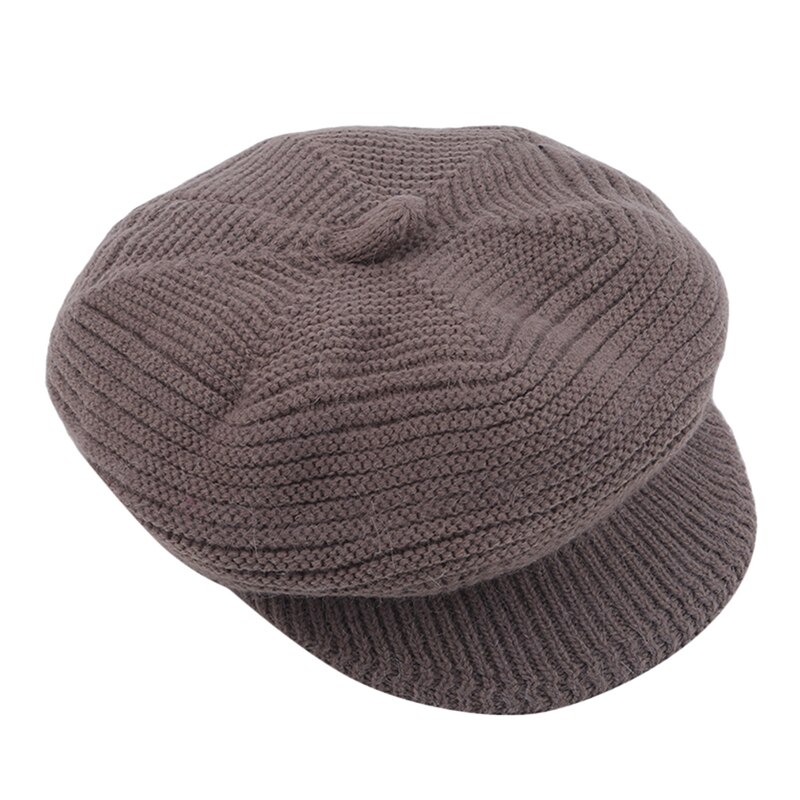 Hatte til kvinder forår efterår strikket hat varme piger hætter damer afslappet uld hat vinter beret kvinder hue