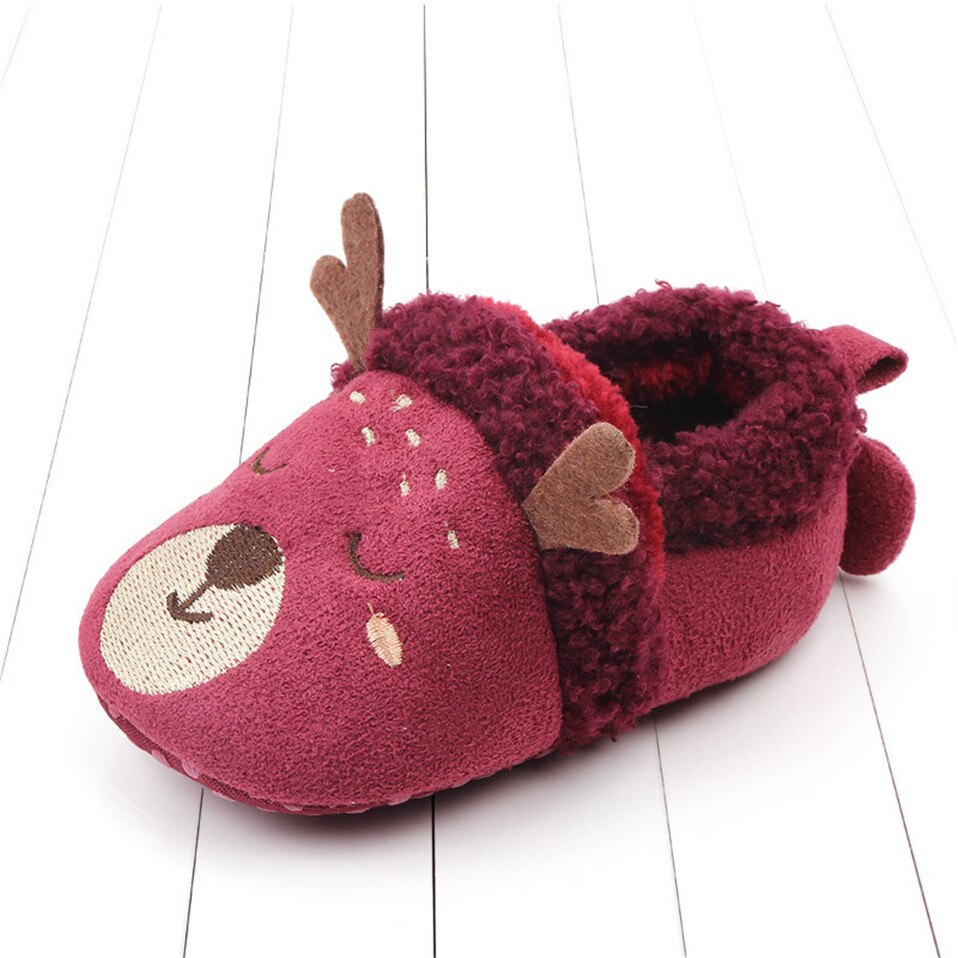 Zapatos adorables para bebé, zapatillas para bebé, niño y niña, zapatos de cuna de punto, zapatillas antideslizantes de dibujos animados para bebé: Style 2 / 13-18 meses