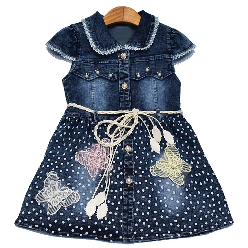 3-6Years Children Kids Little Girls Denim Vest Dress Jacket Spring Autumn Vest Coat
