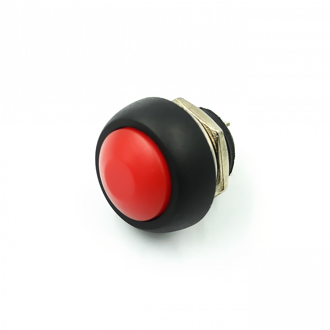 2Pin Mini Switch 12mm 1A waterproof switch pbs33b 12v momentary Push button Switch reset Non-locking pbs-33b: Red