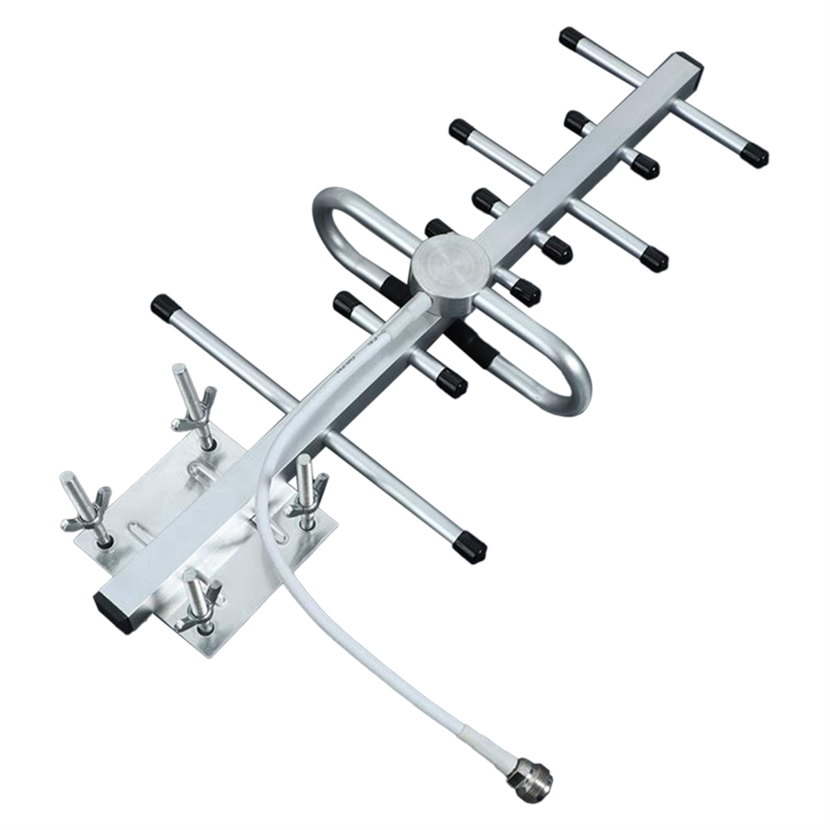 Digitale tv-antenne HDTV 4K versterkte antenne Outdoor TV-antenne Signaalversterker 300 mijl bereik VHF/UHF Helder